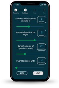 Redlight setup screen